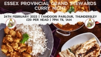 Essex Provincial Grand Stewards Curry Night